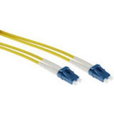 ACT 10 meter singlemode 9/125 OS2 duplex armored fiber patch kabel met LC connectoren