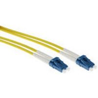 ACT 10 meter singlemode 9/125 OS2 duplex armored fiber patch kabel met LC connectoren
