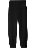 Burberry pantalon de jogging à coupe fuselée - Noir