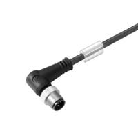 Weidmüller 1906260500 Sensor/actuator connector, geassembleerd M12 Aantal polen (sensoren): 4 Stekker, haaks 5.00 m 1 stuk(s) Weidmüller 1906260500 Sensor/actuator connector, geassembleerd M12 Aantal polen (sensoren): 4 Stekker, haaks 5.00 m 1 stuk(s)