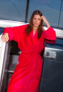 Playwater badjas / Badjas roze - XL
