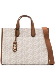 Michael Michael Kors sac à main à imprimé monogrammé - Tons neutres