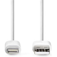 Lightning Kabel | USB 2.0 | Apple Lightning 8-Pins | USB-A Male | 480 Mbps | Vernikkeld | 1.00 m | R