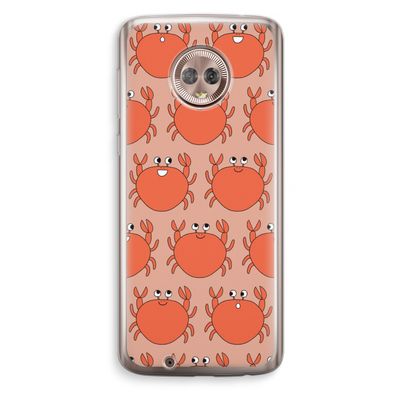 Krab: Motorola Moto G6 Transparant Hoesje