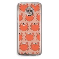 Krab: Motorola Moto G6 Transparant Hoesje