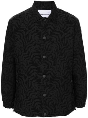 White Mountaineering surchemise en jacquard - Gris