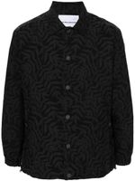 White Mountaineering surchemise en jacquard - Gris