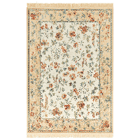 Vloerkleed Oriental Flowers - Geel Crème 300x195cm - Polypropyleen - Dekbed-Discounter.nl