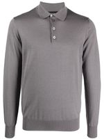 Emporio Armani polo en laine vierge - Gris