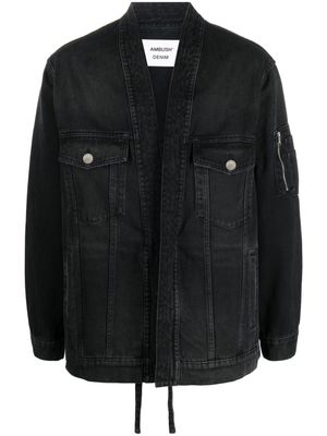 AMBUSH veste en jean à manches longues - Noir