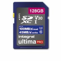 Integral INSDX128G1V30 High Speed Sdhc/xc V30 Uhs-i U3 128 Gb Sd Memory Card
