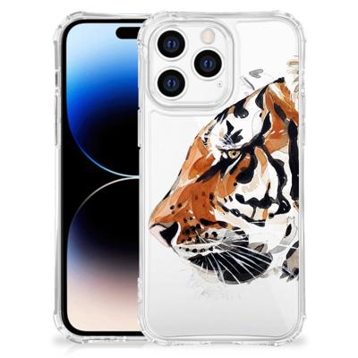 Back Cover Apple iPhone 14 Pro Max Watercolor Tiger Back Cover Apple iPhone 14 Pro Max Watercolor Tiger