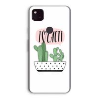 I love cacti: Google Pixel 4a 5G Transparant Hoesje