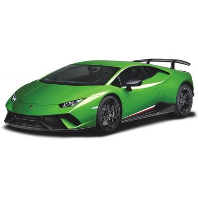 Modelauto/speelgoedauto Lamborghini Huracan Performante - groen - 10 cm - schaal 1:43 Modelauto/speelgoedauto Lamborghini Huracan Performante - groen - 10 cm - schaal 1:43