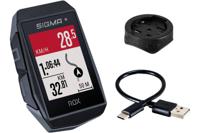 Sigma Rox 11.1 evo gps zw/zw standaard stuurhouder + usb-c oplaadkabel - thumbnail