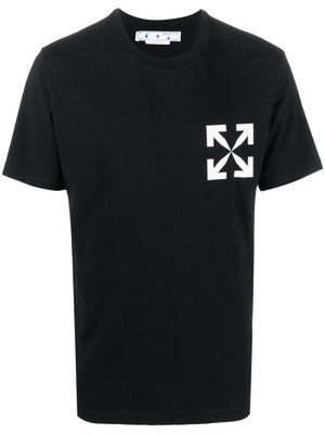 Off-White t-shit en coton à logo Arrows - Noir