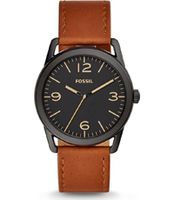 Horlogeband Fossil BQ2305 Leder Bruin 22mm