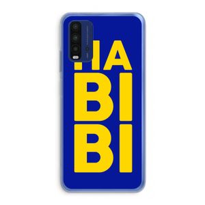 Habibi Blue: Xiaomi Redmi 9T Transparant Hoesje