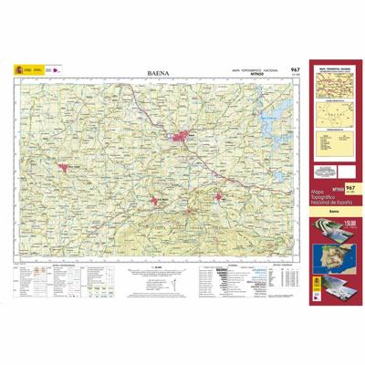 Topografische kaart 967 MT50 Baena | CNIG - Instituto Geográfico Nacional1