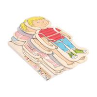 Beleduc houten lagenpuzzel meisje - 5 lagen