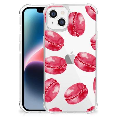Apple iPhone 14 Plus Beschermhoes Pink Macarons Apple iPhone 14 Plus Beschermhoes Pink Macarons