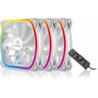 Enermax SquA RGB White Computer behuizing Ventilator 12 cm Wit Enermax SquA RGB White Computer behuizing Ventilator 12 cm Wit