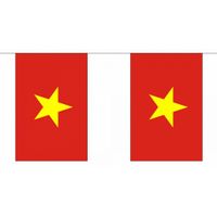Polyester Vietnam vlaggenlijn 9 m   -