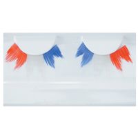 Party wimpers rood, wit, blauw Party wimpers rood, wit, blauw