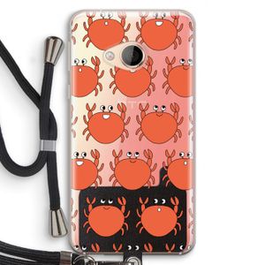 Krab: HTC U Play Transparant Hoesje met koord