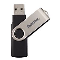 Hama Rotate 128GB USB 2.0 USB flash drive USB Type-A Zwart, Zilver - thumbnail