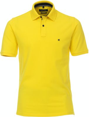 Casa Moda Poloshirt Geel Pique Regular Fit Casa Moda Poloshirt Geel Pique Regular Fit