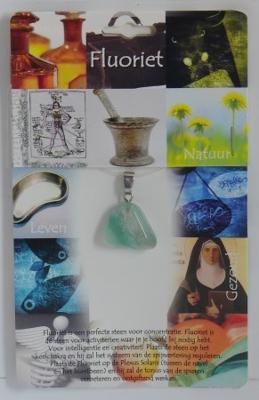 Steengoed Hanger gezondheidssteen fluoriet 1 Stuks