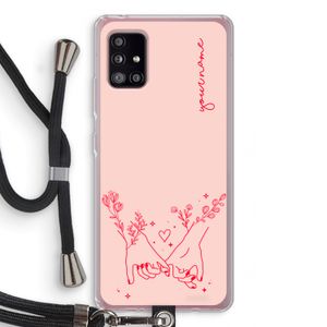 Best Friends: Samsung Galaxy A51 5G Transparant Hoesje met koord