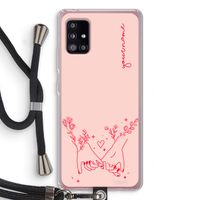 Best Friends: Samsung Galaxy A51 5G Transparant Hoesje met koord