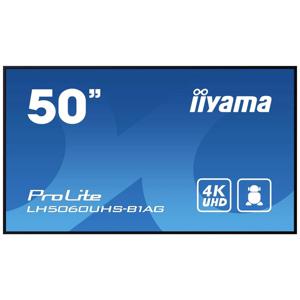 Iiyama LCD 4K UHD IPS Digital Signage display Energielabel: G (A - G) 125.7 cm (49.5 inch) 3840 x 2160 Pixel 24/7 Anti-burn-in-functie, Media Playback-functie,