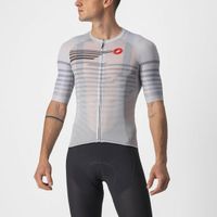 Castelli Climber&apos;s 3.0 SL korte mouw fietsshirt zilvergrijs heren XXL