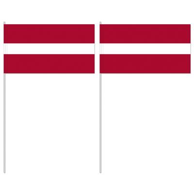 Handvlag Letland 12 x 24 cm