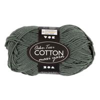 Creativ Company Katoengaren afm 8/8 l: 80-85 m grijs - 50gr.