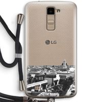 Marrakech Skyline : LG K10 (2016) Transparant Hoesje met koord