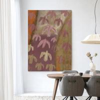 Urban Cotton Wandkleed 'A Birds View' 80 x 110cm in Frame - black
