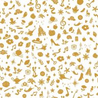 Behang Peel and Stick Icons 503 cm vinyl goud