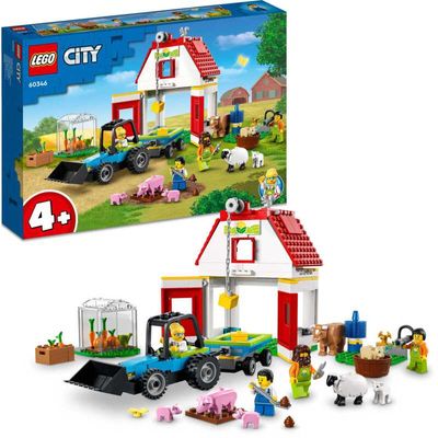 City - Schuur en boerderijdieren Constructiespeelgoed