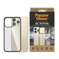 iPhone 14 Pro Max PanzerGlass ClearCase Antibacterial Case - Black / Clear - thumbnail