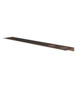 Hotbath &More Planchet 80 cm inclusief bevestigings rails met 2 uitsparingen voor een zeepdispenser of beker Tuscan bronze