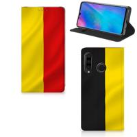 Huawei P30 Lite New Edition | Standcase | Belgische Vlag Huawei P30 Lite New Edition | Standcase | Belgische Vlag