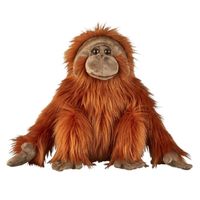 Speelgoed knuffel aapje Orang Oetan bruin 50 cm