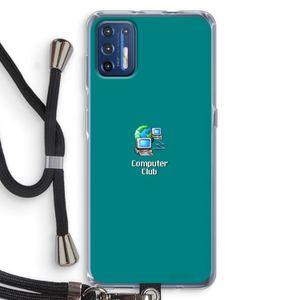 Win98: Motorola Moto G9 Plus Transparant Hoesje met koord