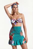 Duurzame minirok met koraal - BLUE - L