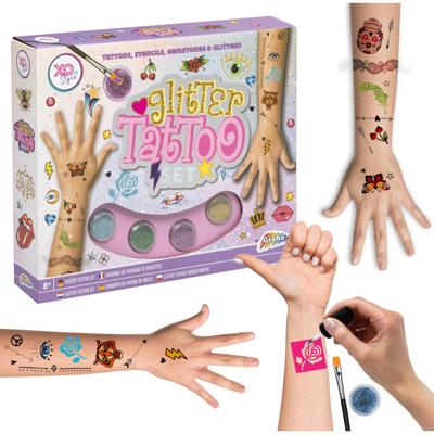 Glitter tattoo set
