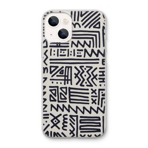 Marrakech print: iPhone 13 mini Transparant Hoesje
